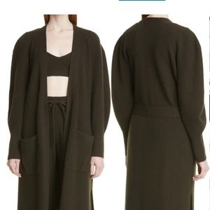 A.L.C Nora Wool Blend Longline Cardigan